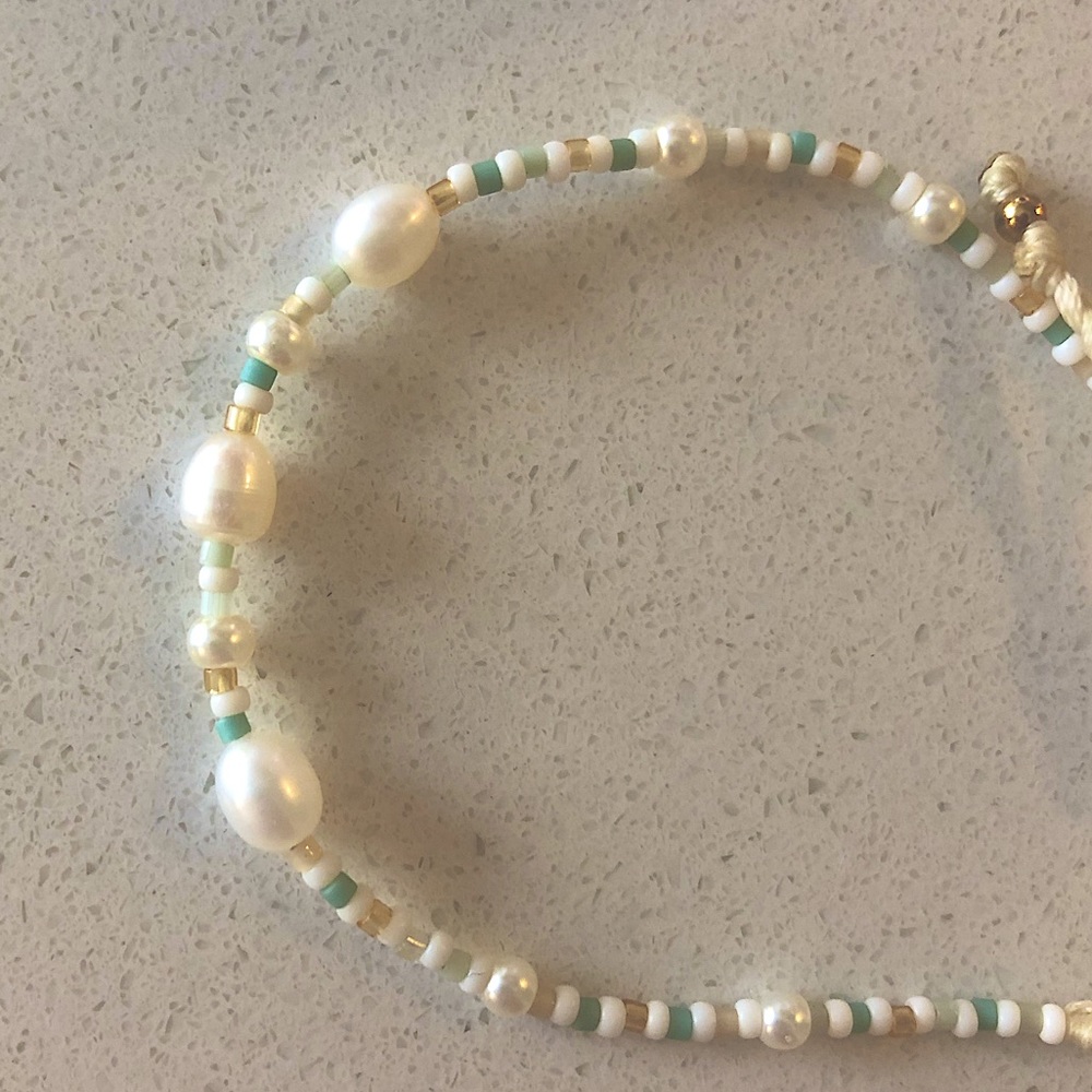 Stoney Clover Pearl Bracelet